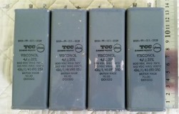 1960’s TCC Visconol oil filled Capacitors 4uf