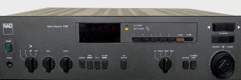 Nad 7130 receptor estéreo amplificador 