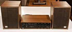 SONY TA-70 Rare vintage restored amplifier with PHONO input + speakers