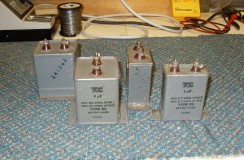 TCC British made oil filled capacitors